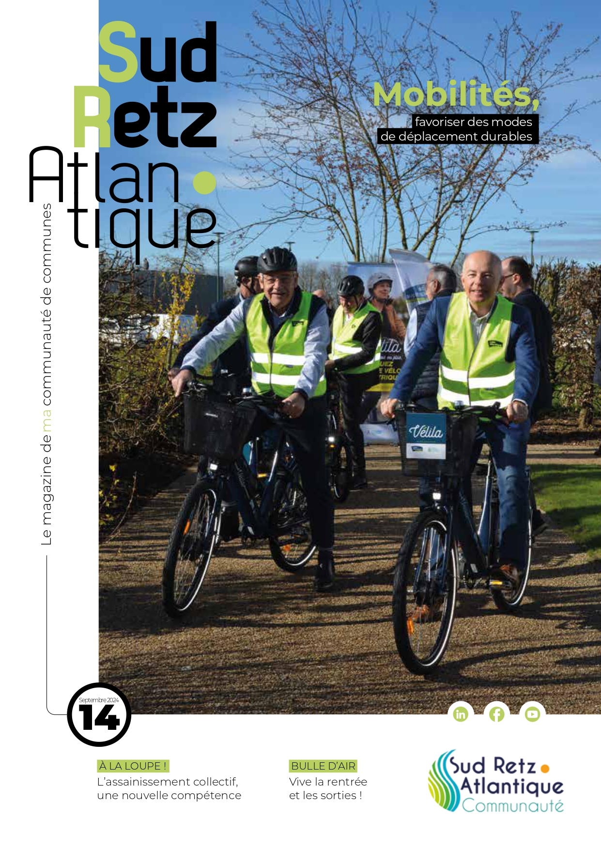 Couverture du magazine de la communauté de communes Sud Retz Atlantique de septembre 2024